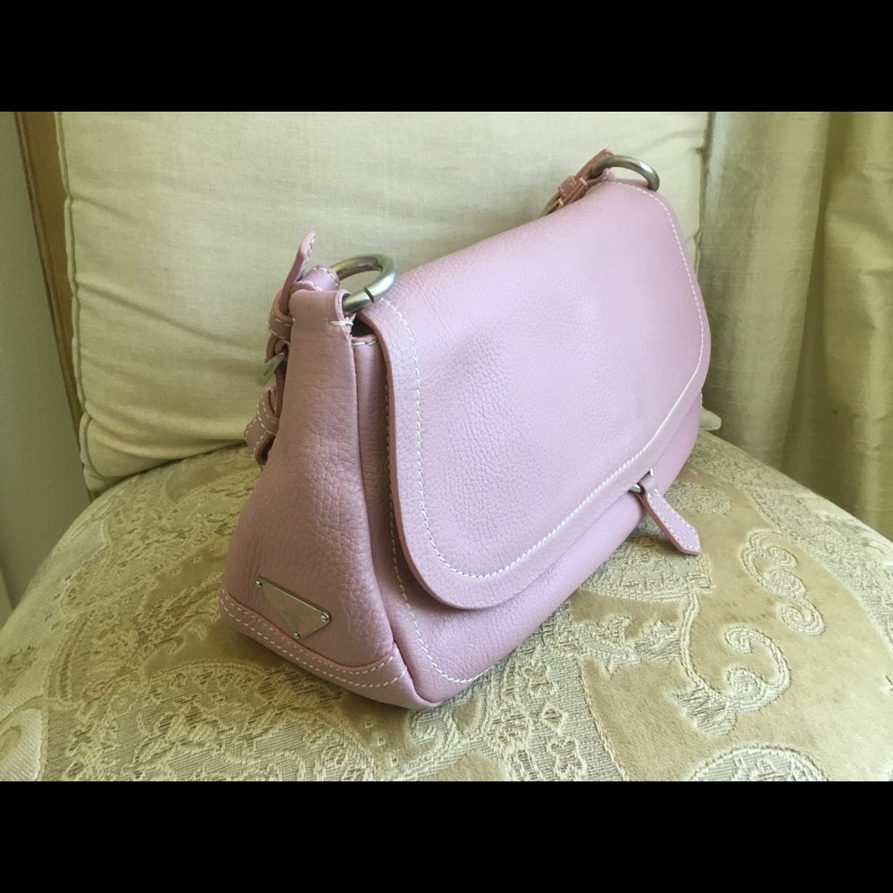 Sold. ❌Authentic Prada pink shoulder bag handle buckle - Picture 3 of 8